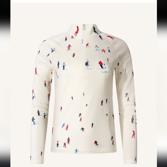 Perfect Moment Tops - NWT Perfect Moment X Dede Johnston 1/4 Slip Base Layer Top Size L
